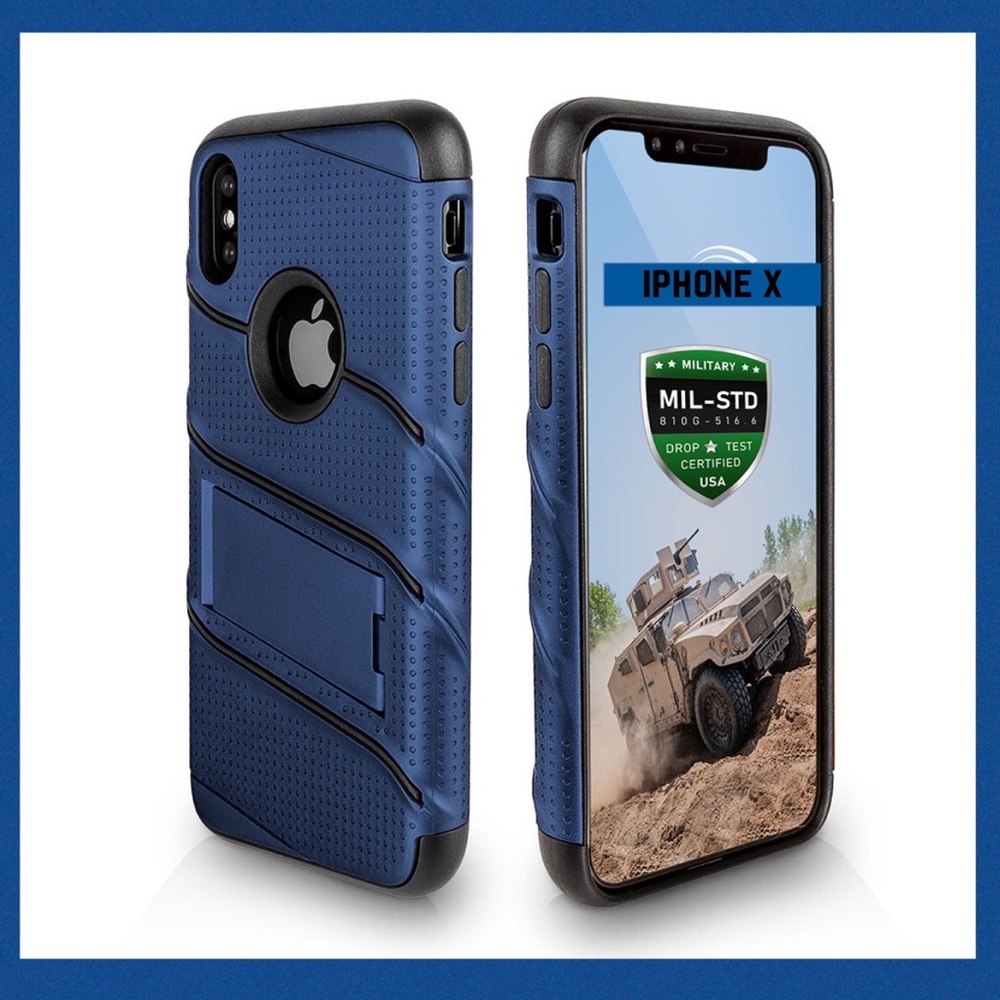 iPhone X Heavy Duty Rugged Kickstand Holster Combo